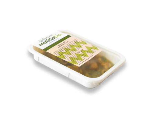 Bocconcini di Pollo Zucchine Olive e pancetta Bio - 200 gr