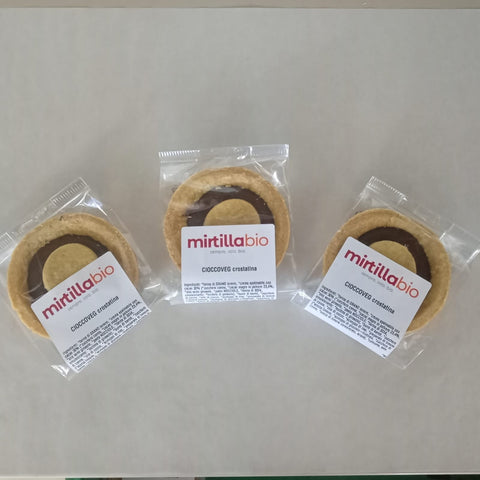 CIOCCOVEG crostatina 3 confezioni da 90g