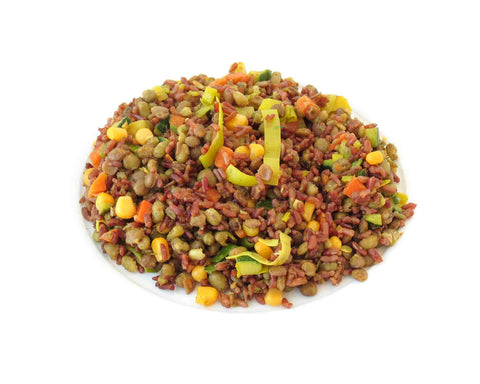 Grande viaggio Riso Rosso, Zucchine e Carote Bio - 200 gr