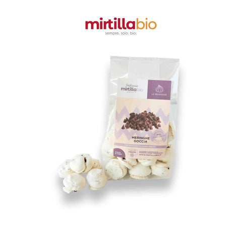 Meringhe con Gocce di Cioccolato Bio - 100 gr
