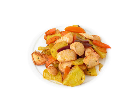 Piatto a base di Wurstel di Pollo Bio - 200 gr