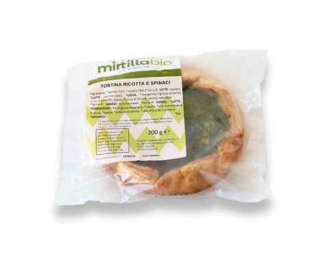 Tortina ricotta e spinaci Bio - 180 g