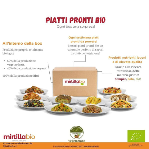 Box Piatti Pronti Biologici 20 pz