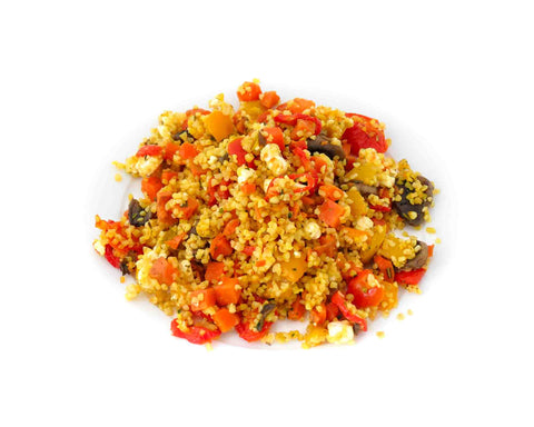 Bulgur con Verdure, Pomodorini e Formaggio di Capra Bio - 200 gr
