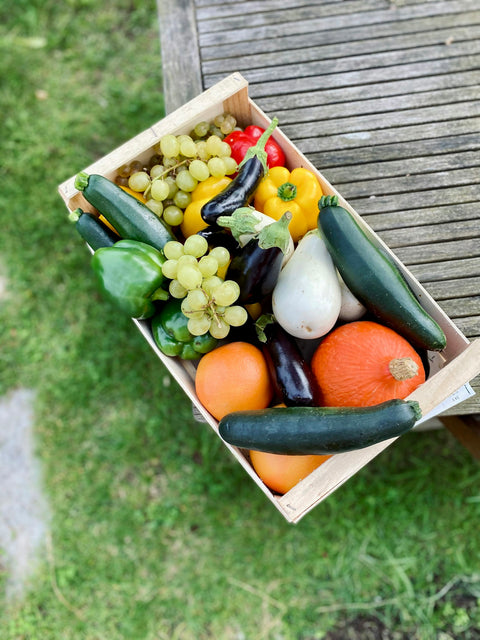 Cassetta di frutta e verdura assortita